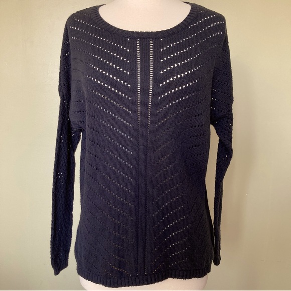 PRANA Black Cotton Sweater - Picture 2 of 6